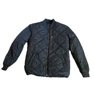 Myprotein womens puffer black jacket size s